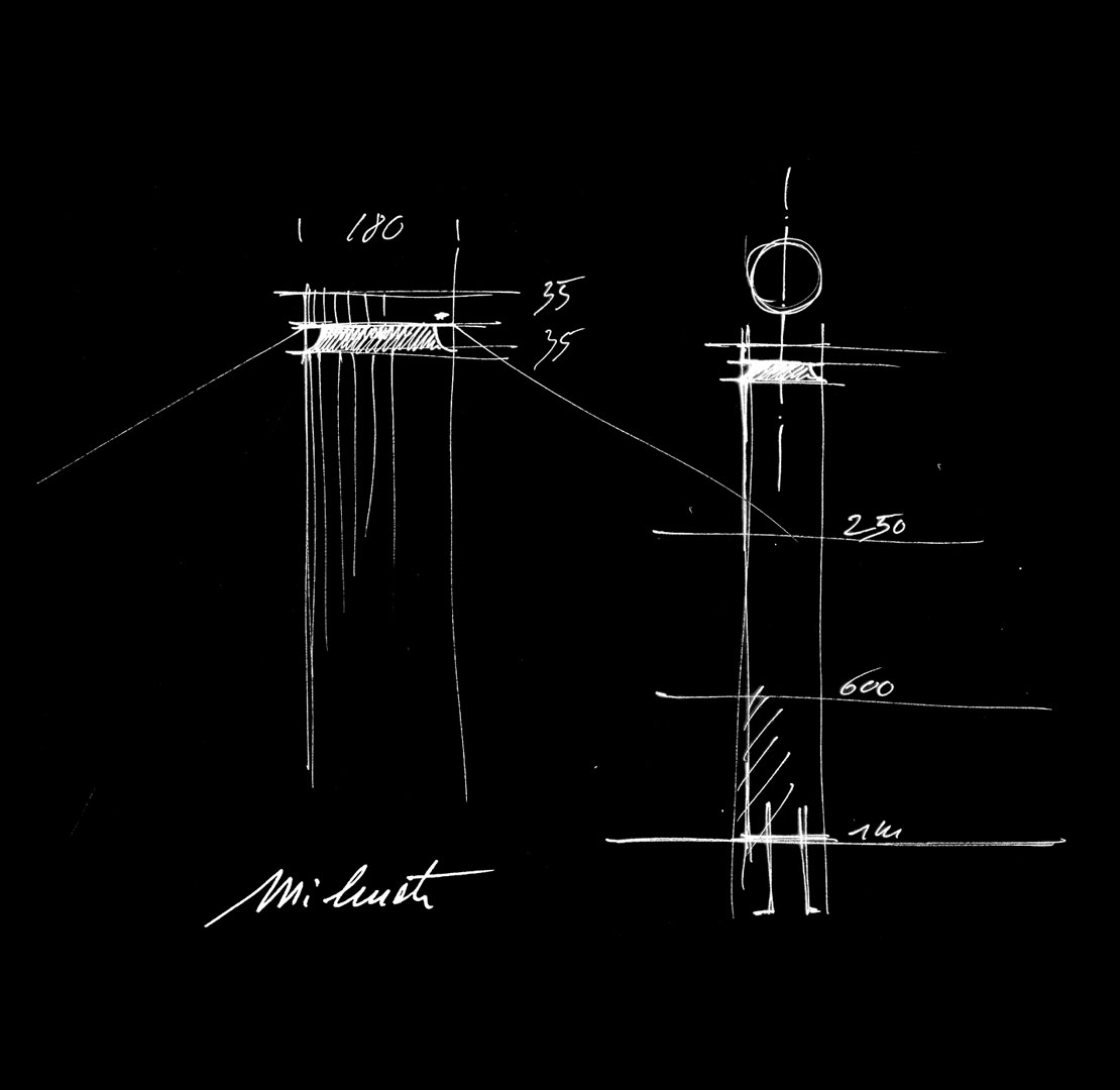 iWay drawing by J. M. Wilmotte for iGuzzini