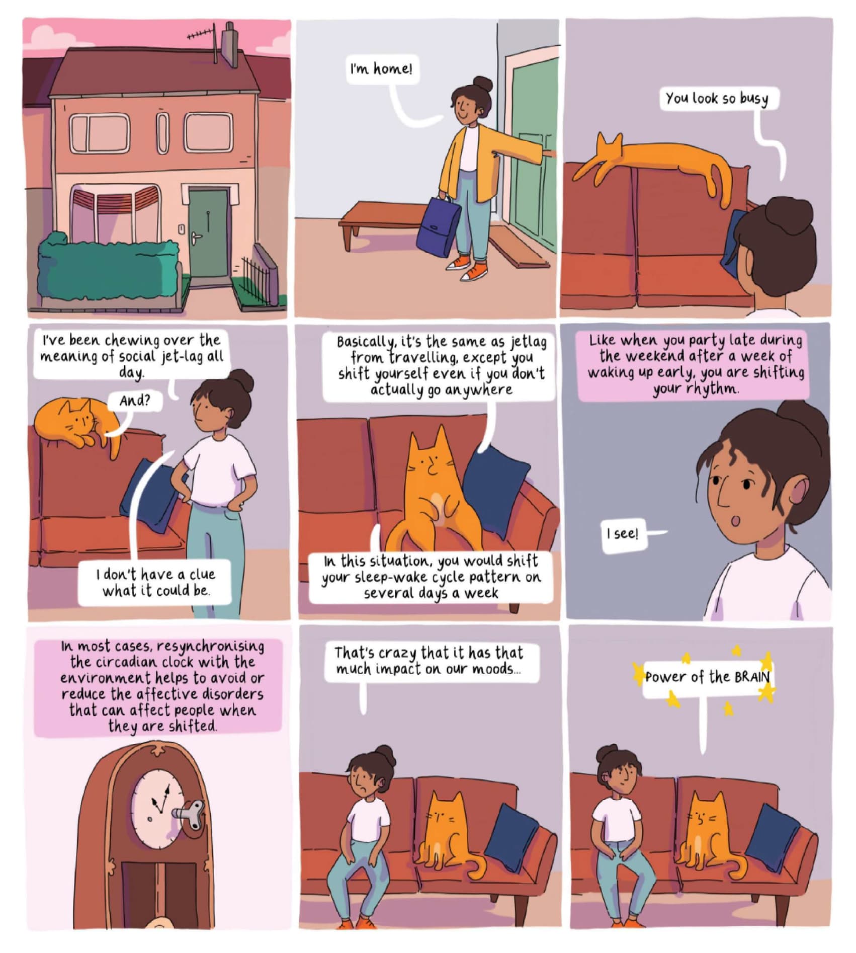 A comic book to help you discover your biological clock