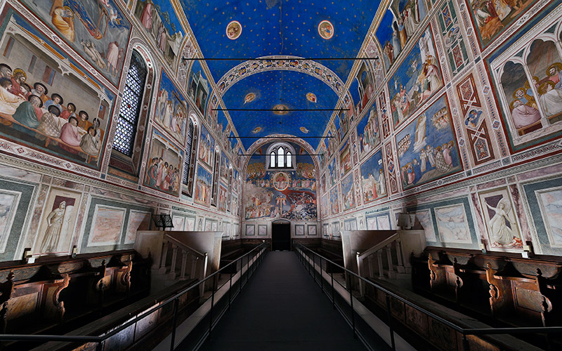 Smart lighting at the Scrovegni Chapel