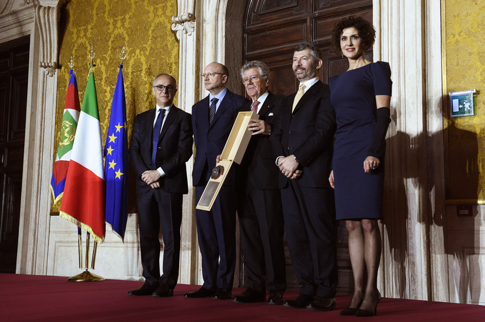 Adolfo Guzzini receives the Leonardo Prize 2017